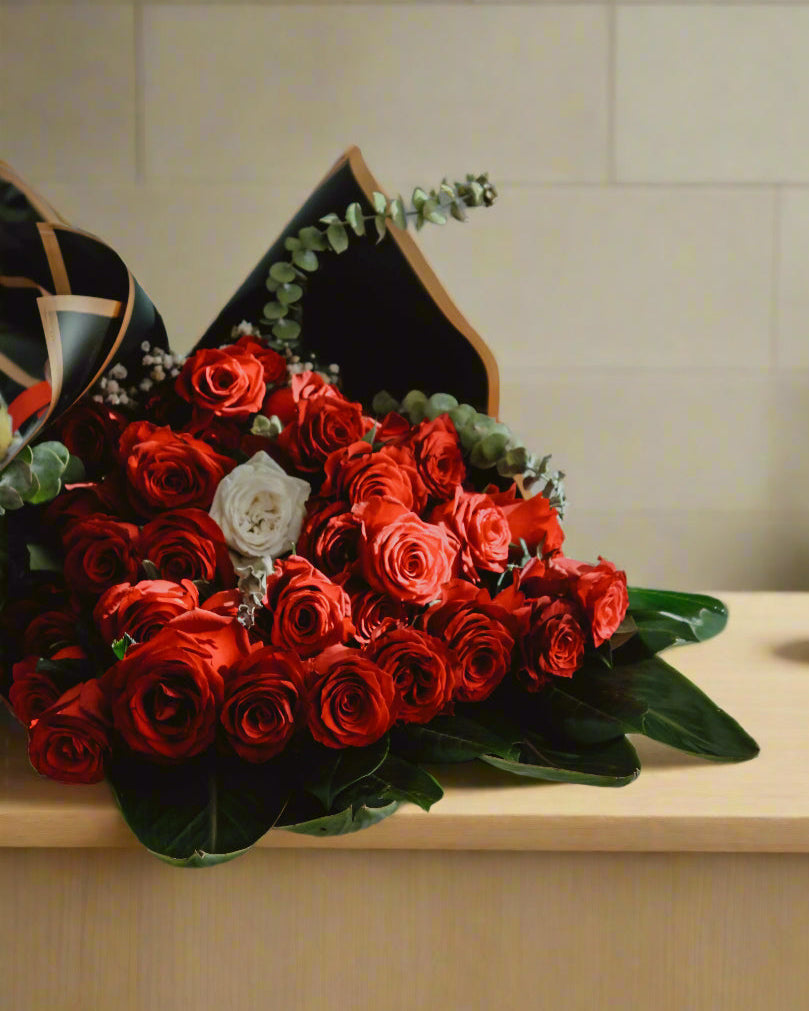 Scarlet Roses Bouquet