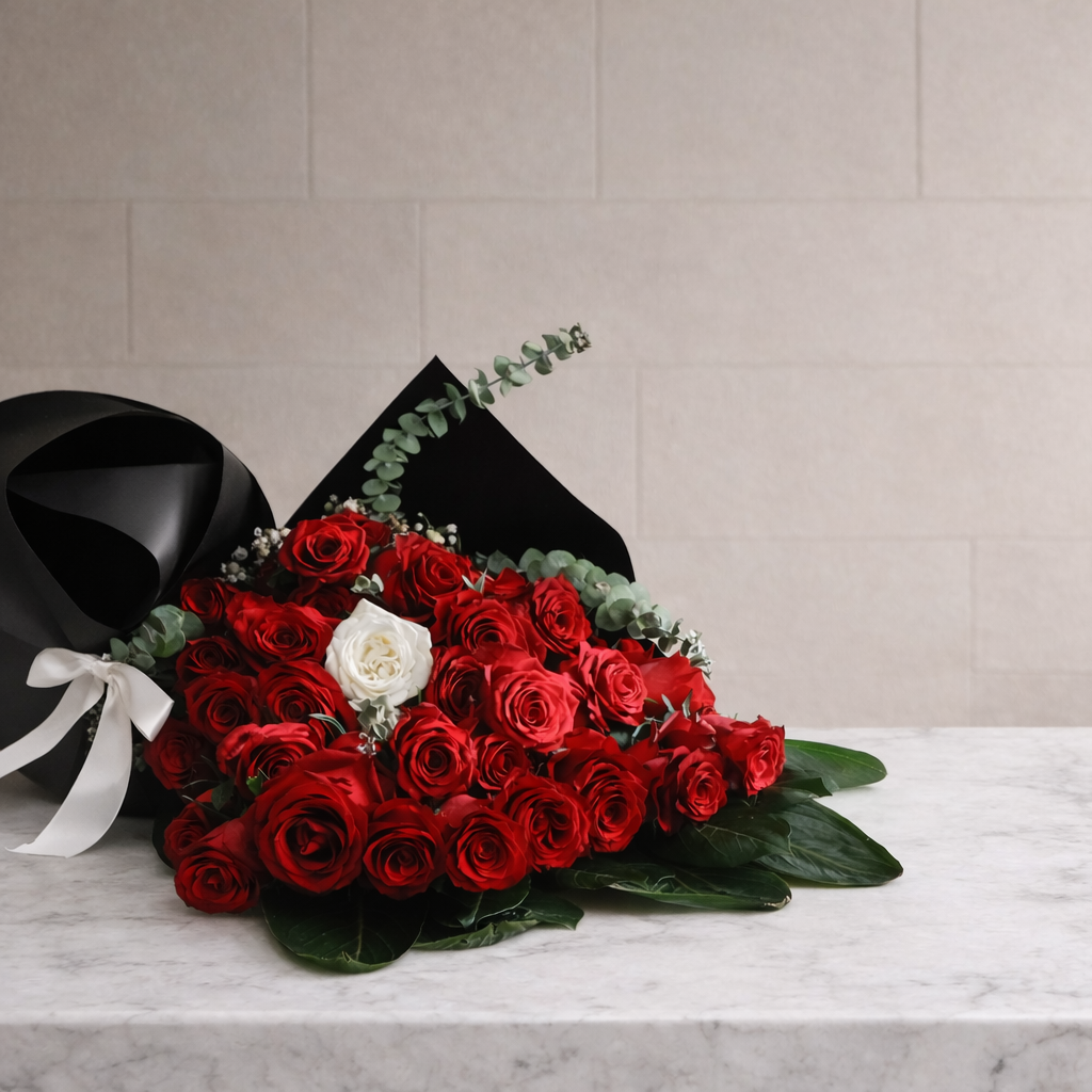 Scarlet Roses Bouquet