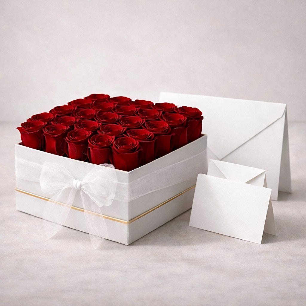 Red Roses Love Box