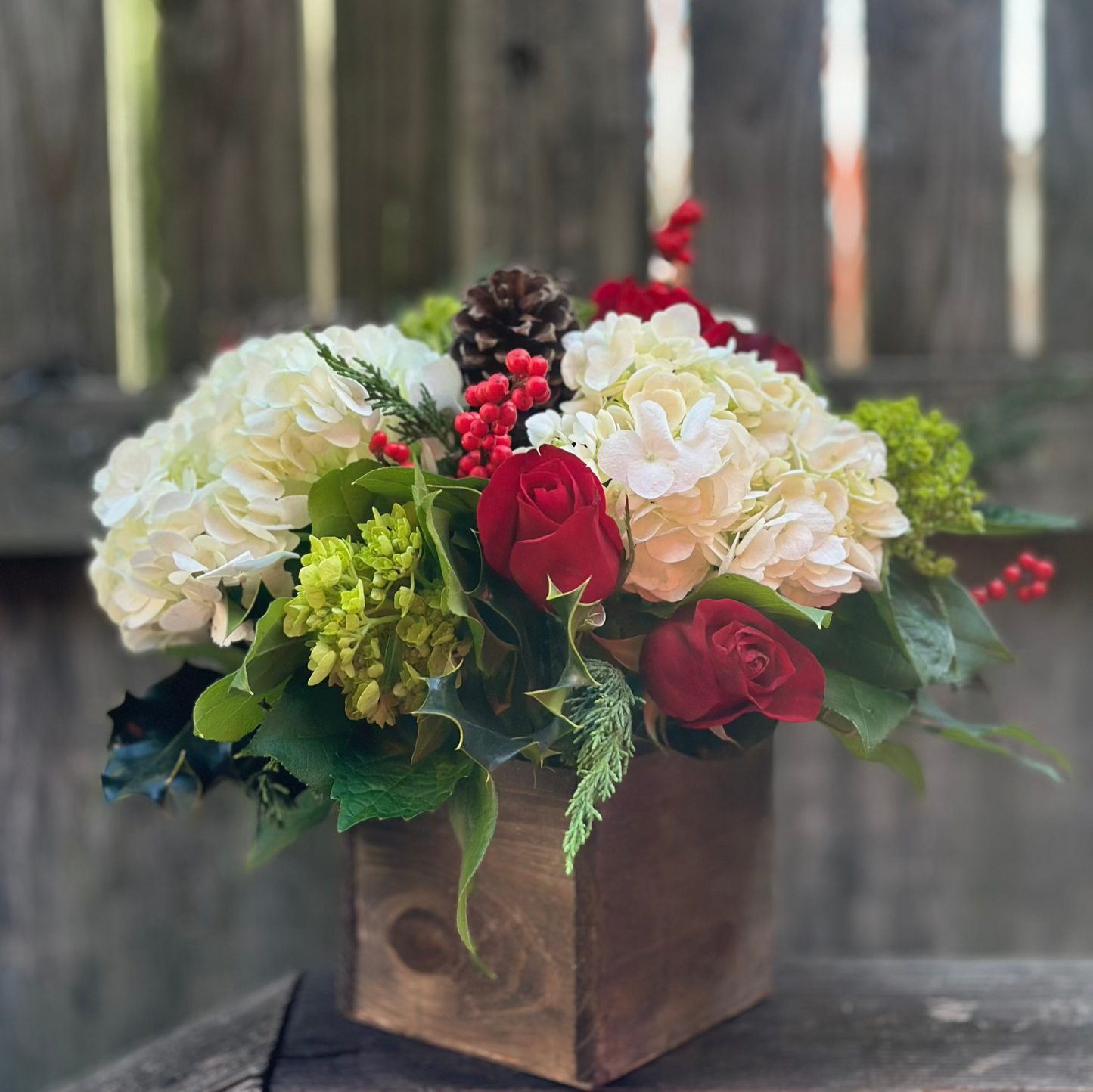 White Sunset Arrangement