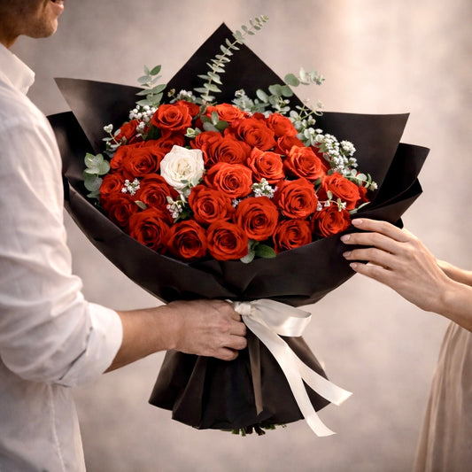 Scarlet Roses Bouquet